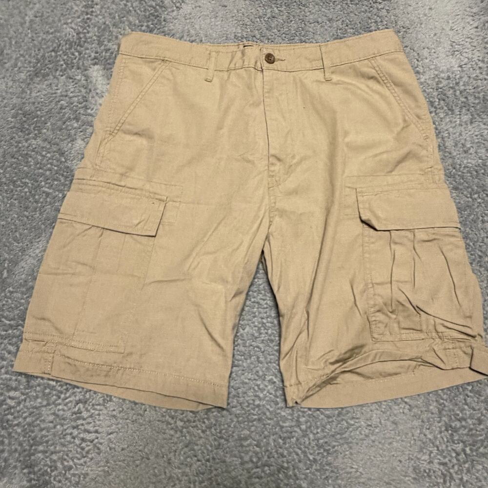 Levi’s Shorts Mens 36 Beige Tan Ripstop Work Cargo